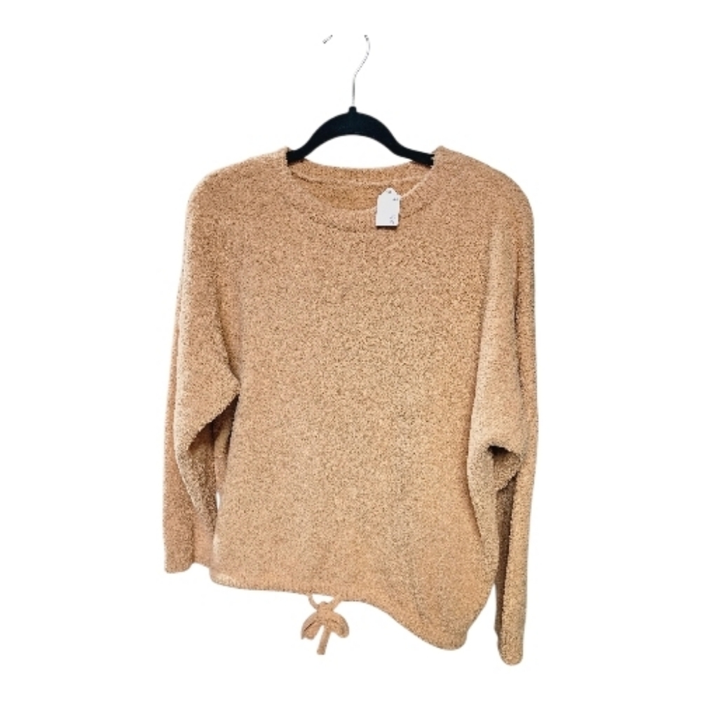 Comfylux Tan Crew Neck Sweater